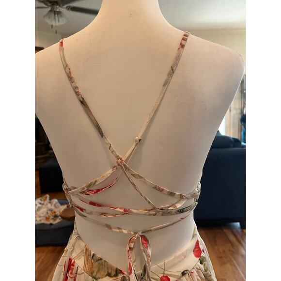 Fashion Nova Floral Halter Maxi Dress - Women's XL - Picture 7 of 8